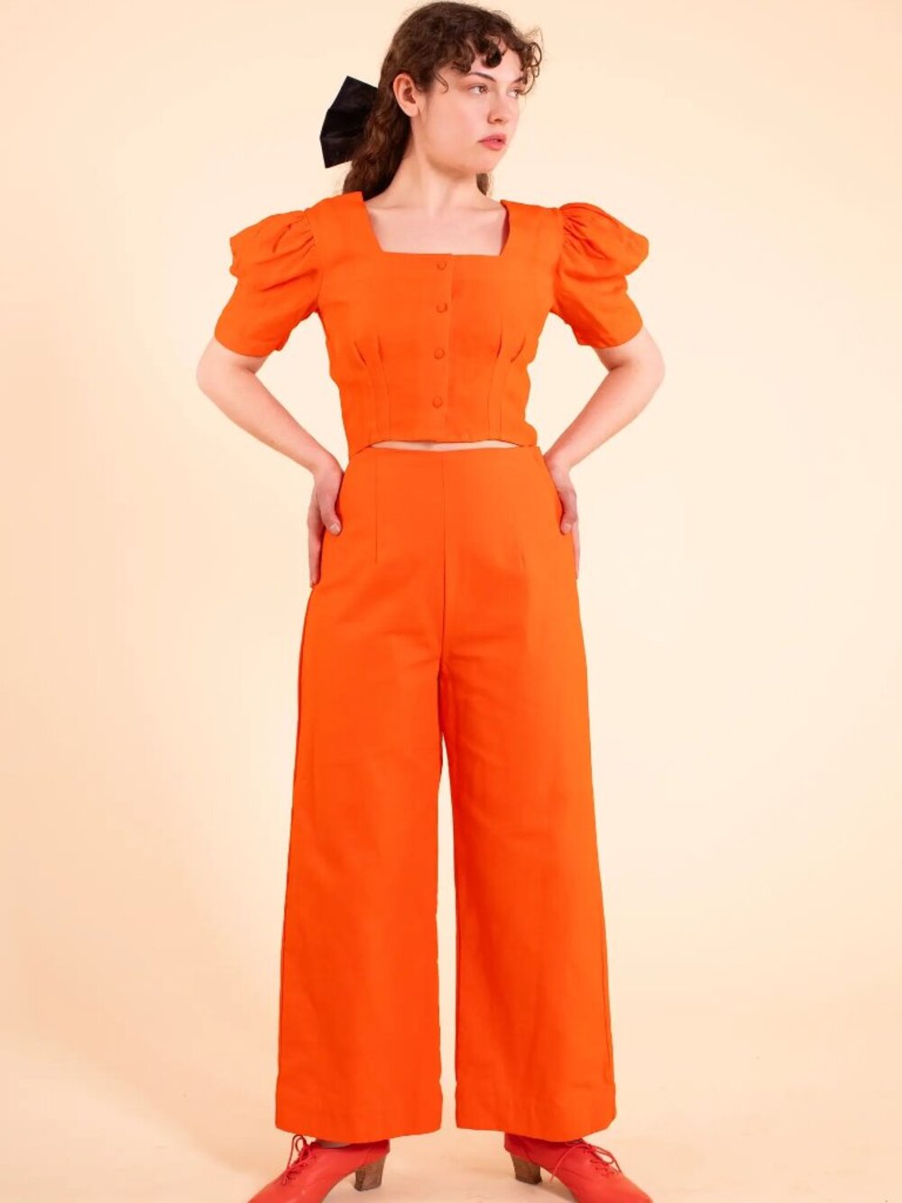 HKM Knightley Pants - Poppy - Size 6 - Samantha Pleet - Hannah Kristina Metz